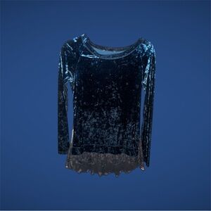 Elegant Velvet Long Sleeve Top